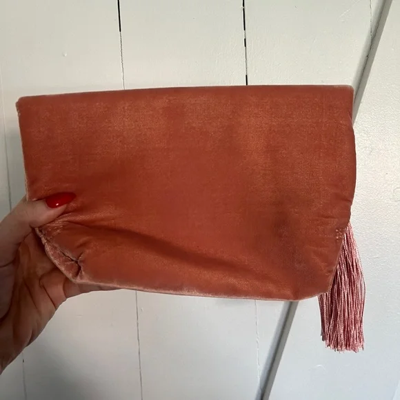 J.Crew Velvet foldover Clutch - Picture 5 of 10